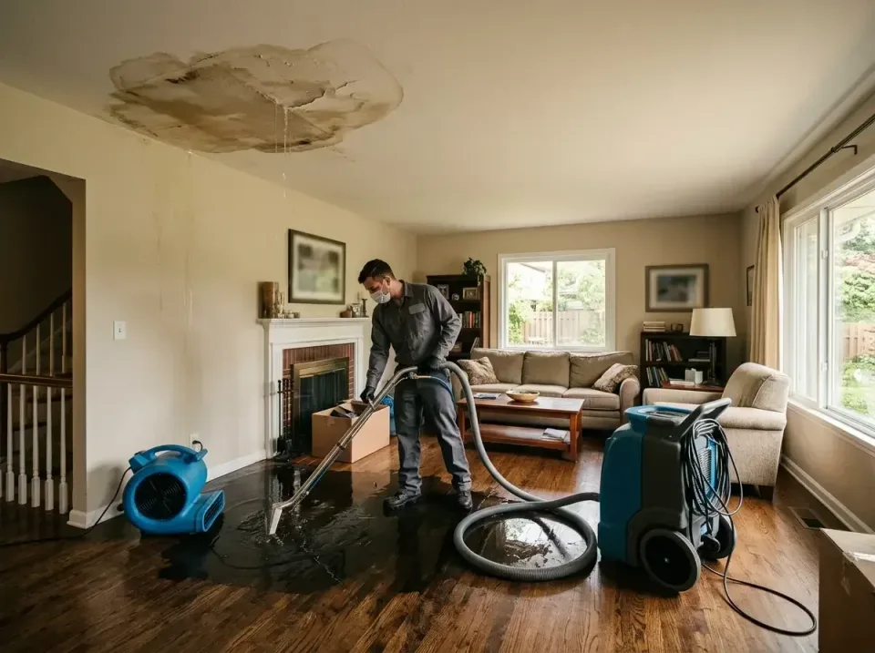 attic-pipe-burst-ceiling-drip-008 — frequently asked questions, Water Damage Restoration & Carpet Care in Calera, AL